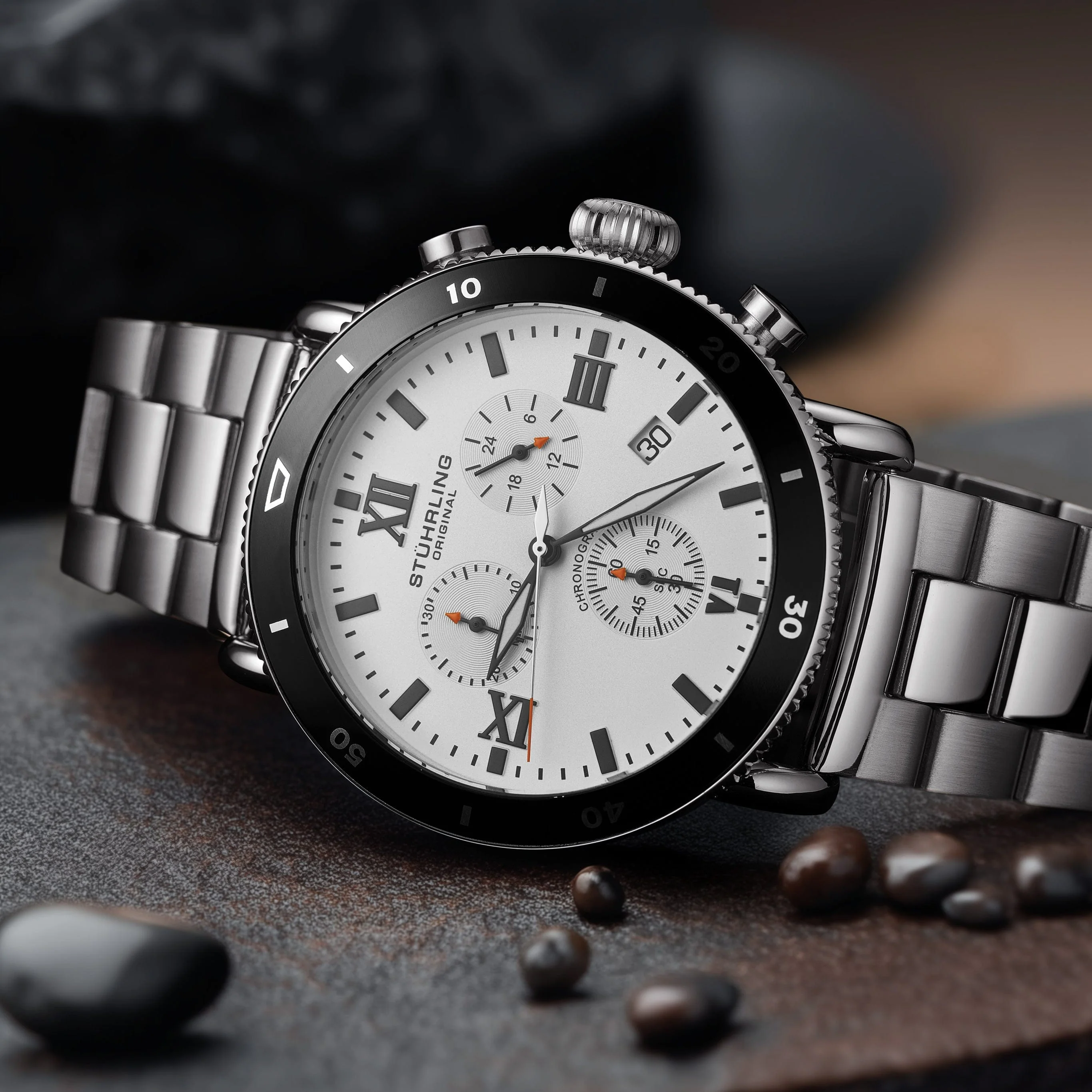 Stührling DualMode 4040 Quartz 48mm Chronograph - Image 3
