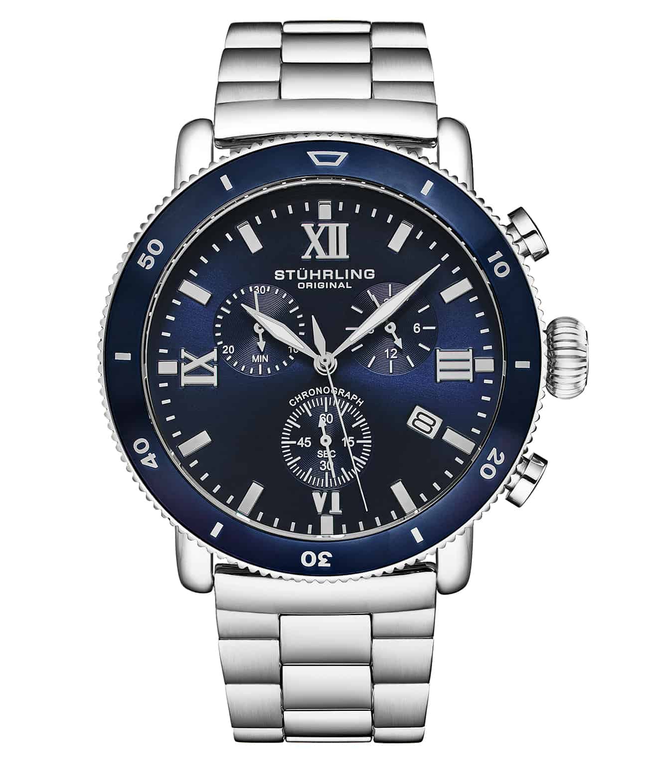 Stührling DualMode 4040 Quartz 48mm Chronograph - Image 6