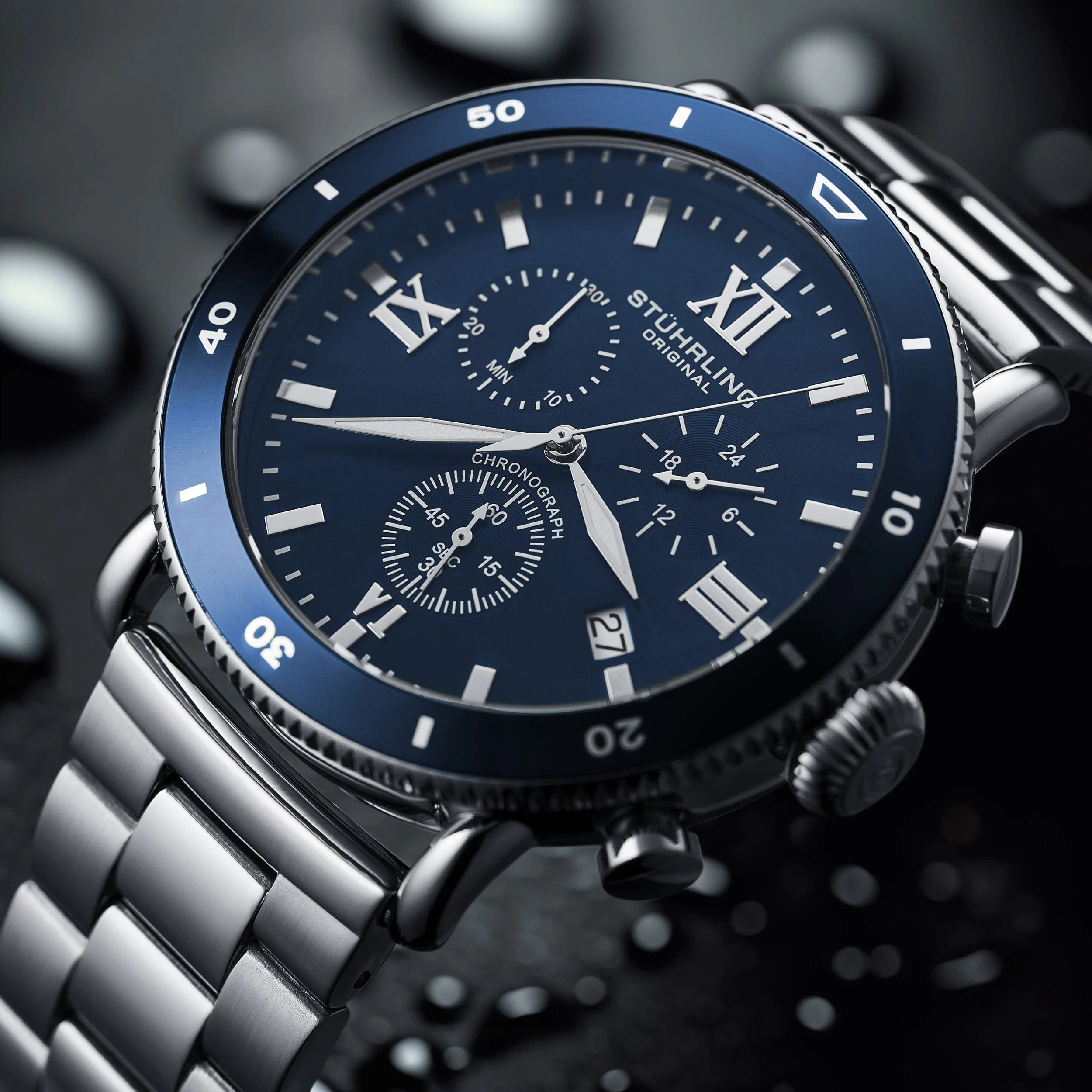 Stührling DualMode 4040 Quartz 48mm Chronograph - Image 8