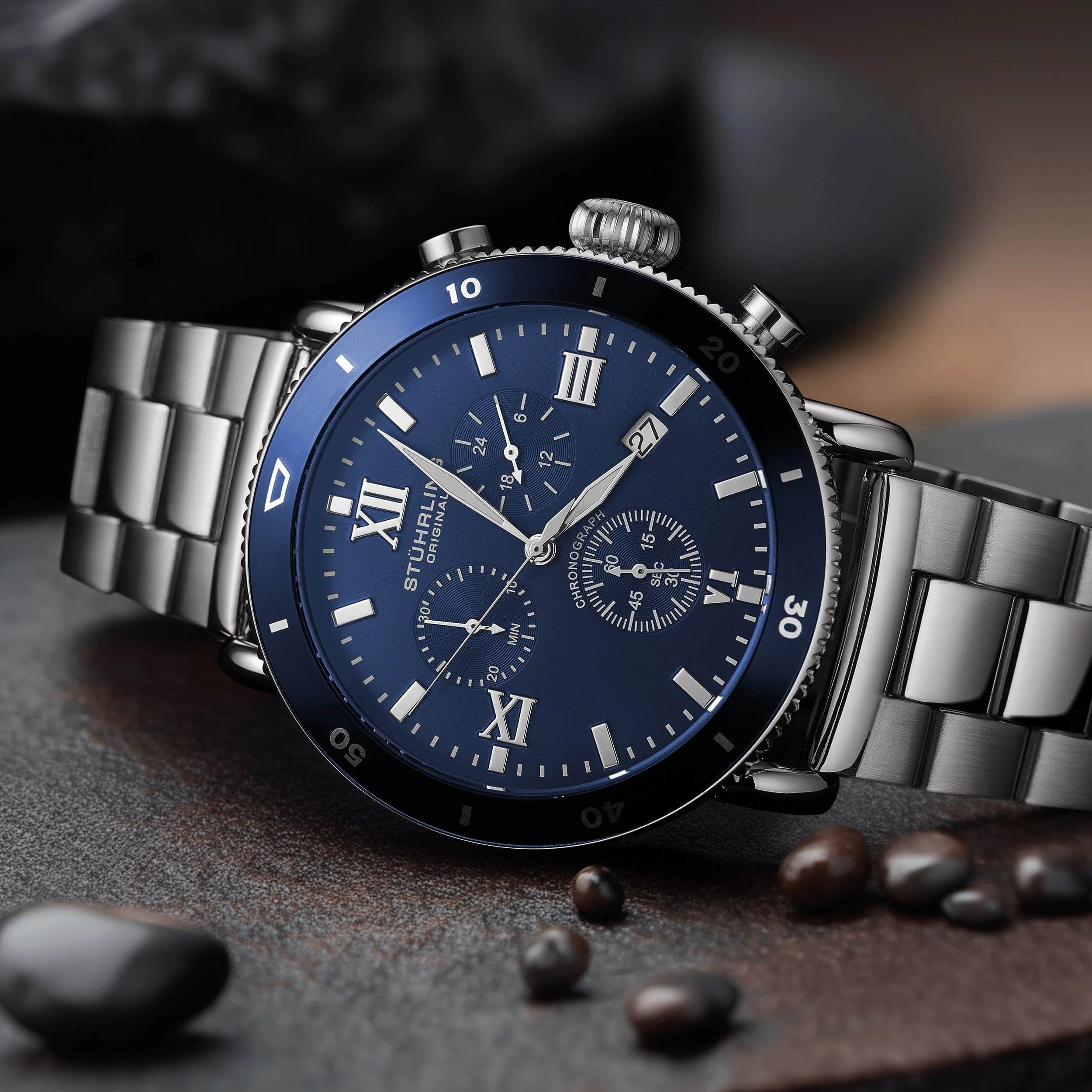Stührling DualMode 4040 Quartz 48mm Chronograph - Image 9