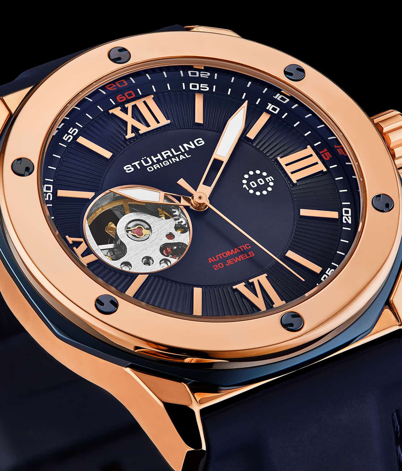 Stührling Edwardian Automatic 4018 44mm Skeleton - Image 17