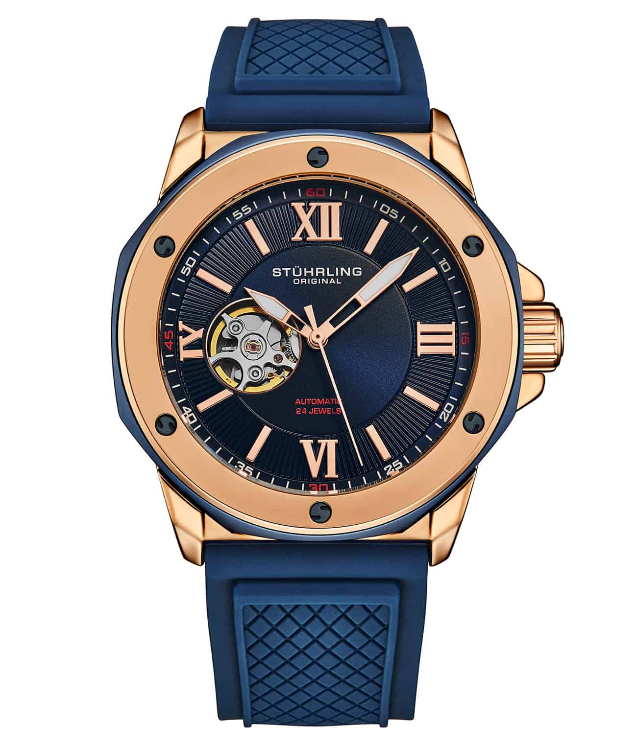 Stührling Edwardian 4056 Automatic 44mm Skeleton - Image 11