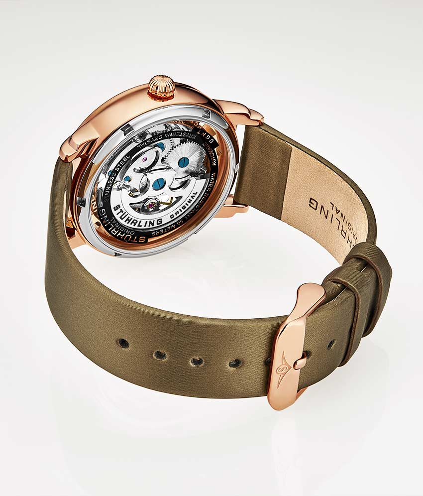 Stührling Elegant Men’s and Women’s Winchester Automatic Set includes a Signature Pen and Stud Earrings - Image 4