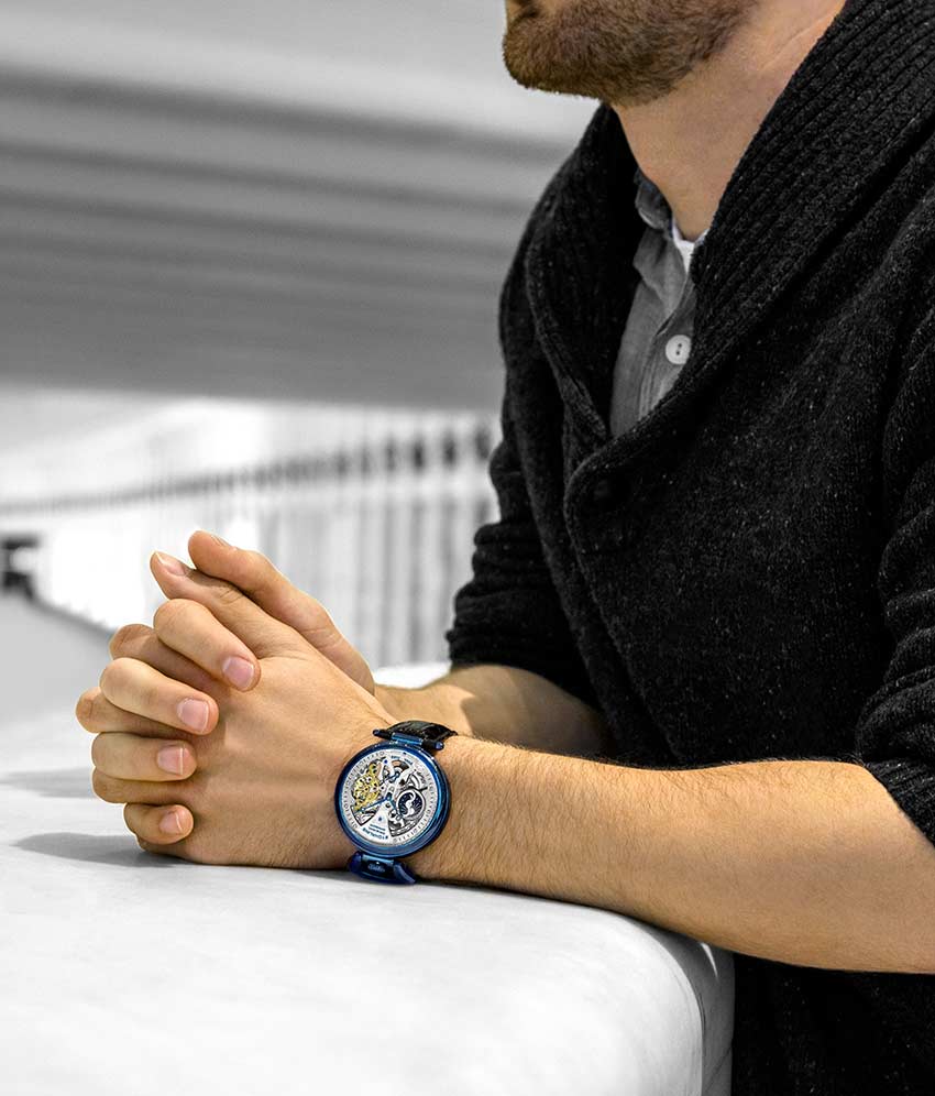 Stührling Emperor’s Grand DT 3920 Automatic 46mm Skeleton - Image 10