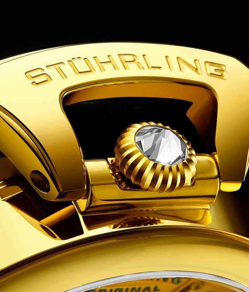Stührling Emperor’s Grand DT 3920 Automatic 46mm Skeleton - Image 18
