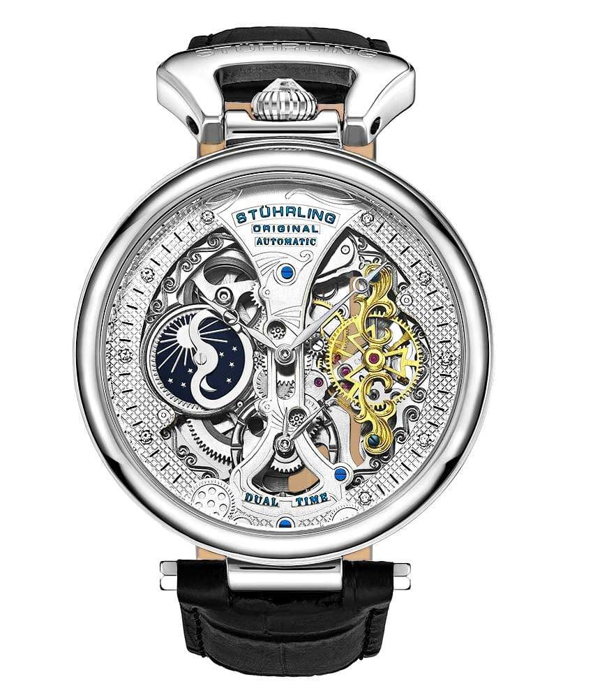 Stührling Emperor’s Grand DT 3920 Automatic 46mm Skeleton - Image 21