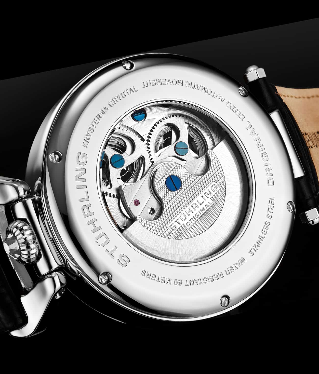 Stührling Emperor’s Grand DT 3920 Automatic 46mm Skeleton - Image 24