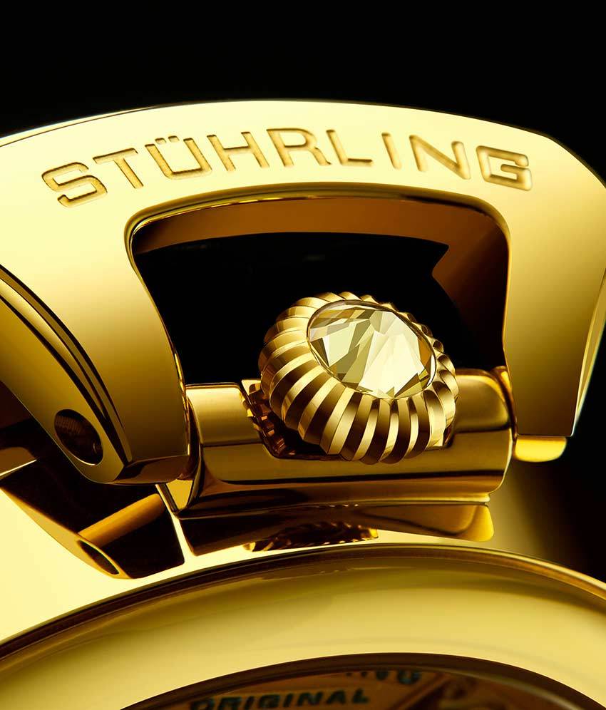 Stührling Emperor's Grand DT 127A2 Automatic 46mm Skeleton - Image 19
