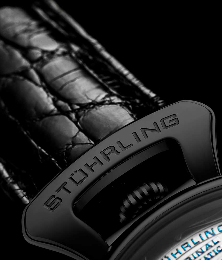 Stührling Emperor's Grand DT 127A2 Automatic 46mm Skeleton - Image 42