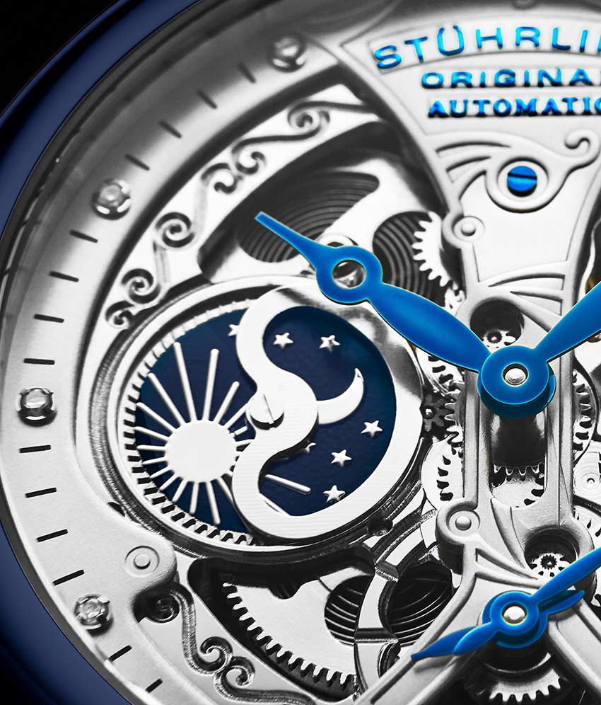 Stührling Emperor's Grand DT 127A2 Automatic 46mm Skeleton - Image 46