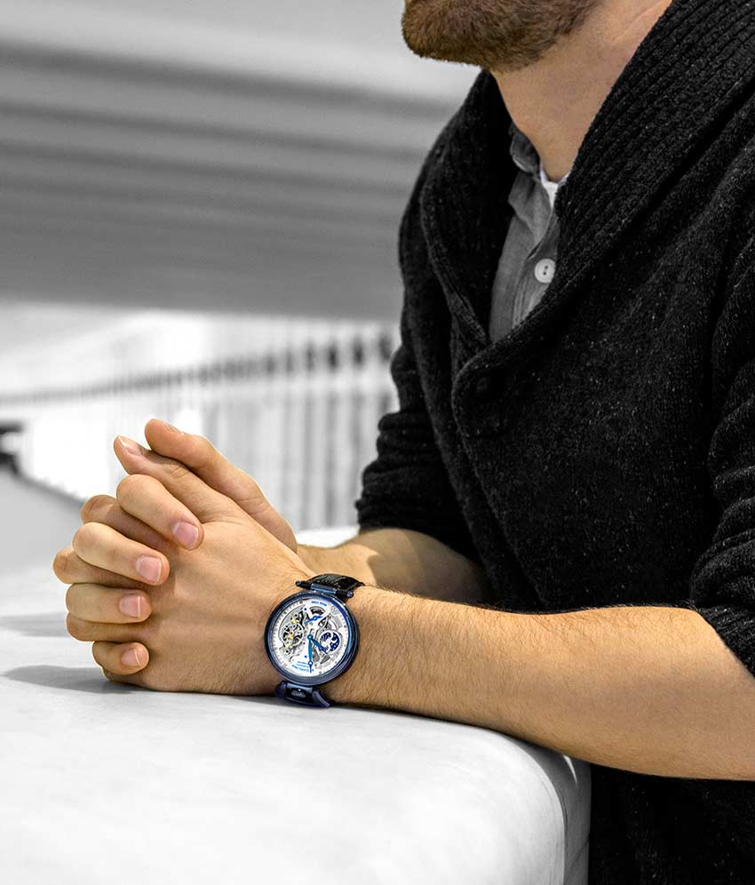 Stührling Emperor's Grand DT 127A2 Automatic 46mm Skeleton - Image 55