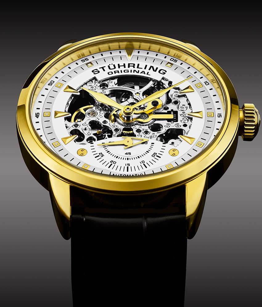 Stührling Executive 133 Automatic 44mm Skeleton - Image 25