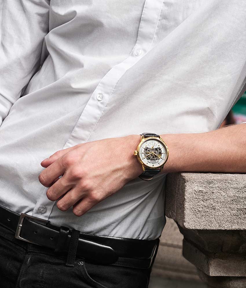 Stührling Executive 133 Automatic 44mm Skeleton - Image 27