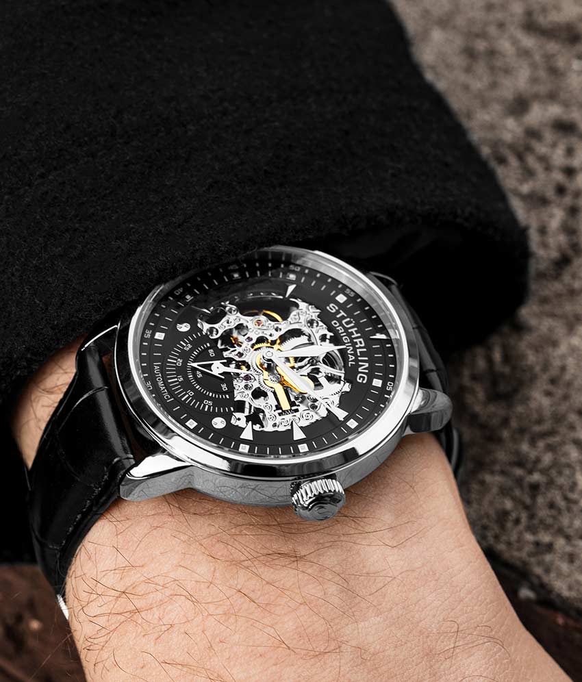 Stührling Executive 133 Automatic 44mm Skeleton - Image 5