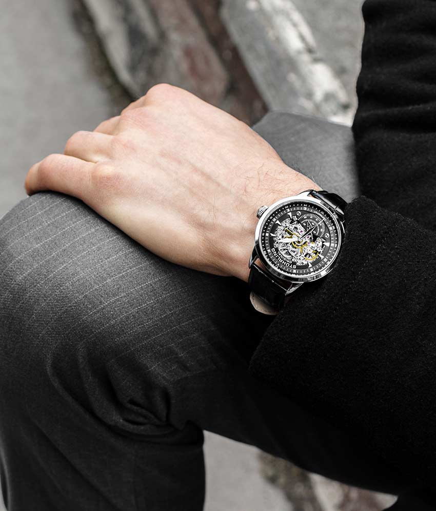 Stührling Executive 133 Automatic 44mm Skeleton - Image 8