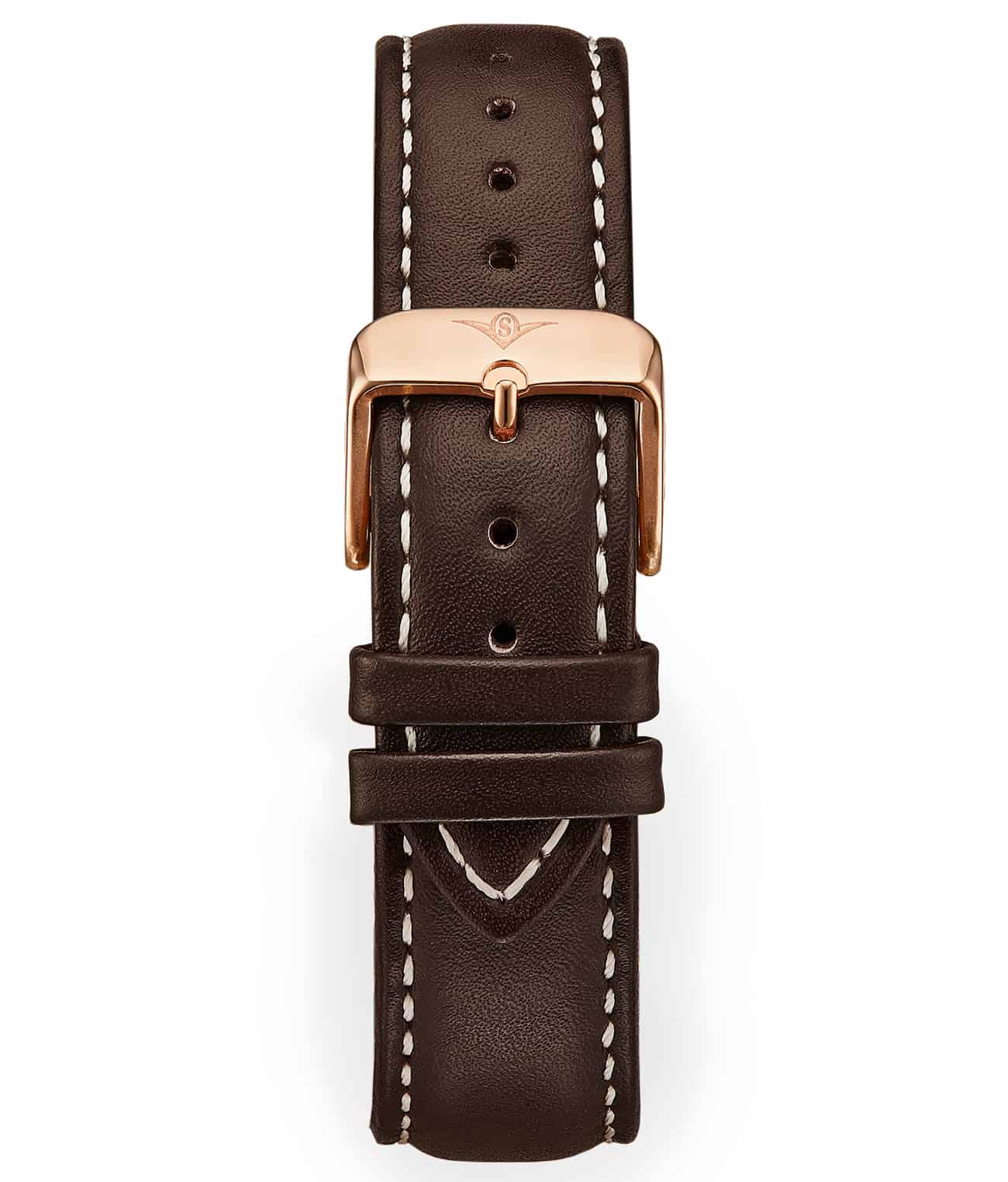 Stührling Genuine Leather Brown 20mm Strap