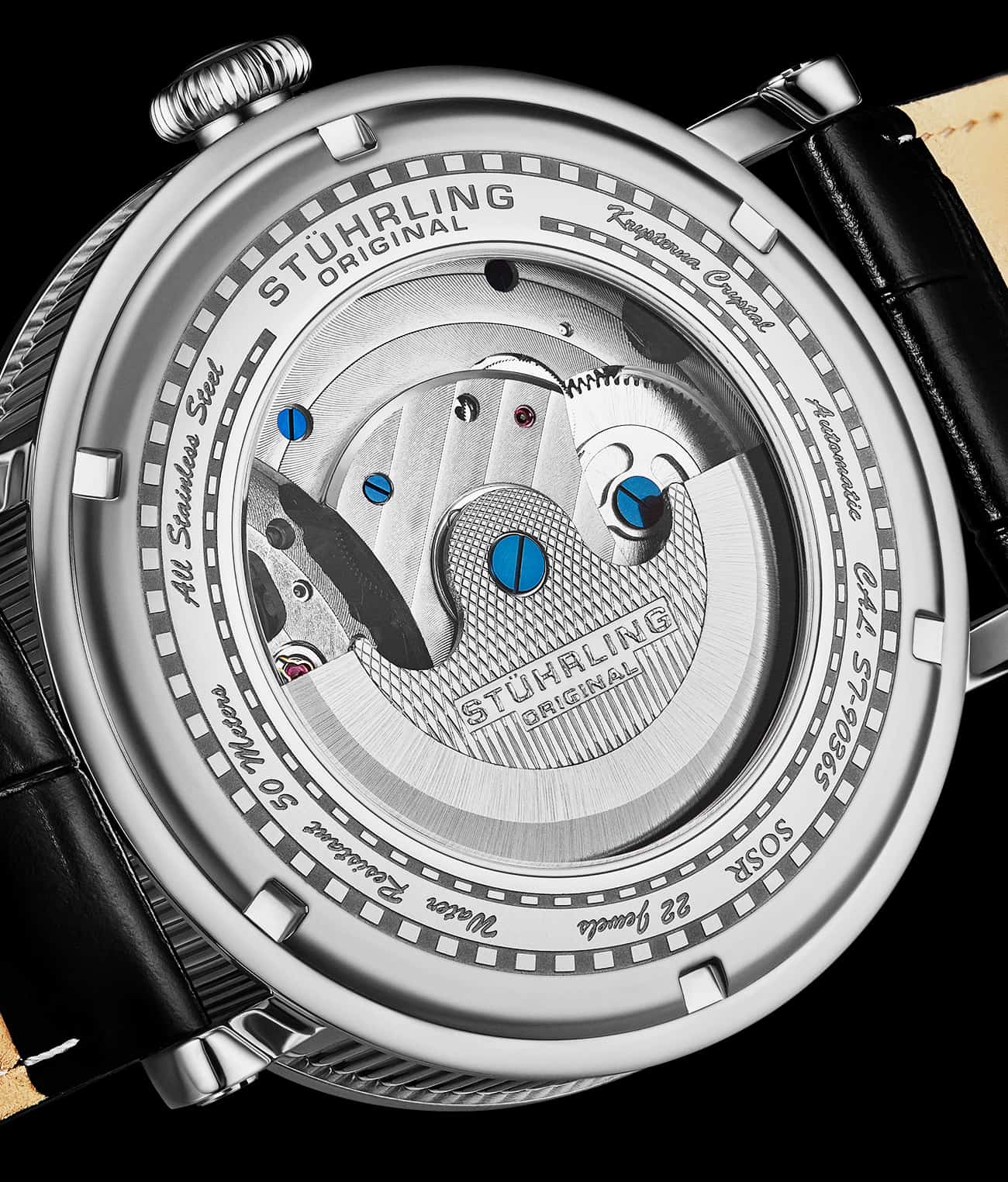 Stührling Dual Time Automatic Majestic 47mm Skeleton - Image 18