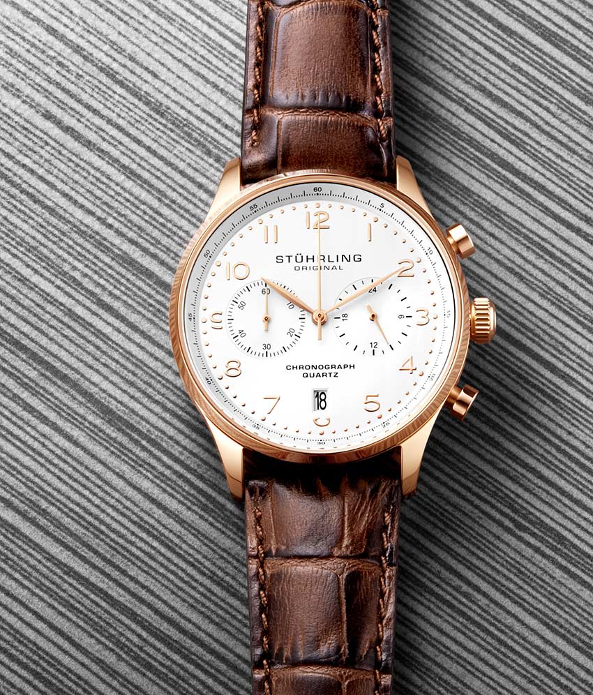 Stührling GR1-Q 4012 Quartz 42mm Chronograph - Image 23