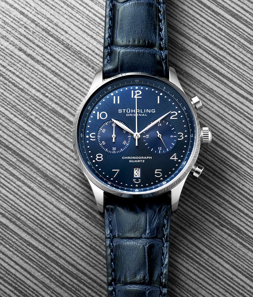 Stührling GR1-Q 896 Quartz 42mm Chronograph - Image 14