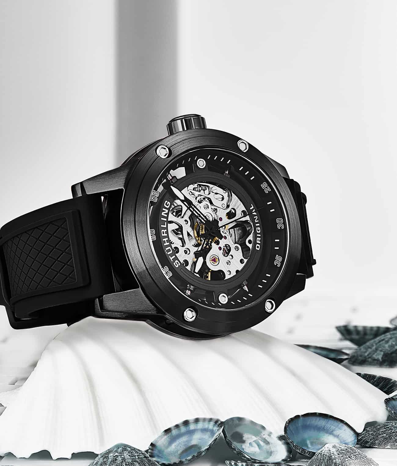 Stührling Grandiose 4034 Automatic 50mm Skeleton - Image 4