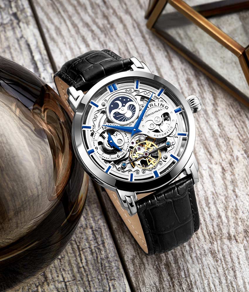 Stührling Anatol 3924 Automatic 47mm Skeleton - Image 4
