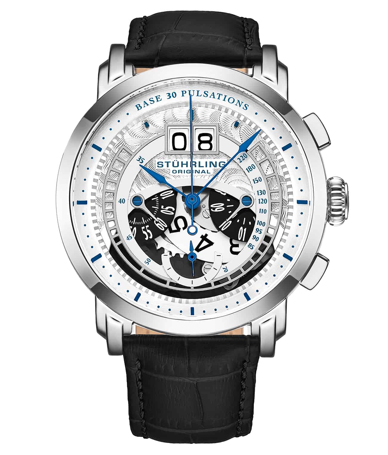 Stührling Imperia 4013 Quartz 44mm Chronograph