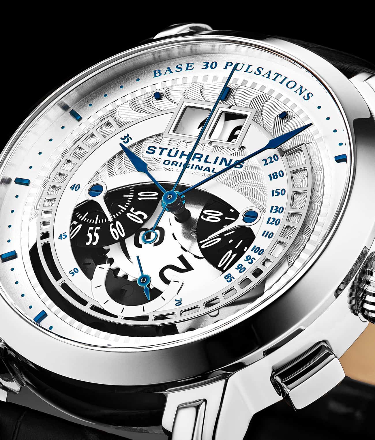 Stührling Imperia 4013 Quartz 44mm Chronograph - Image 2