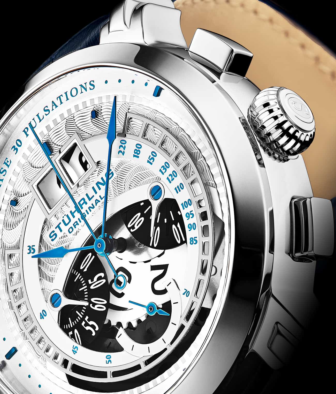 Stührling Imperia 4013 Quartz 44mm Chronograph - Image 6