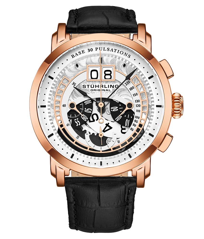 Stührling Imperia 4013 Quartz 44mm Chronograph - Image 7