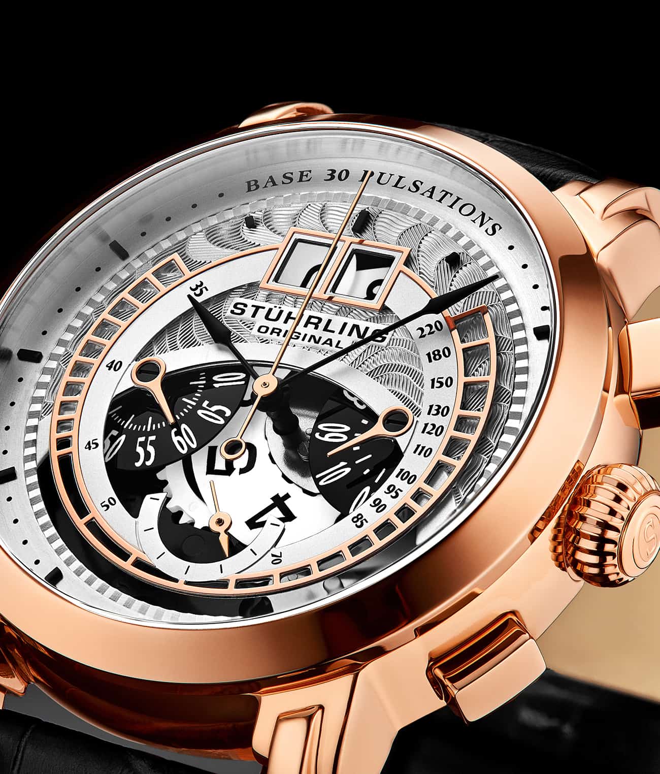 Stührling Imperia 4013 Quartz 44mm Chronograph - Image 8