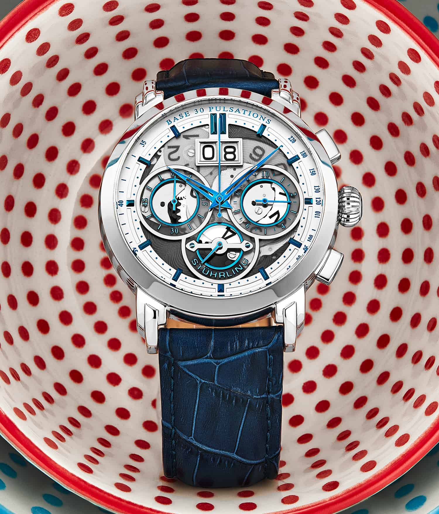 Stührling Imperia 4030 Quartz 47mm Chronograph - Image 4
