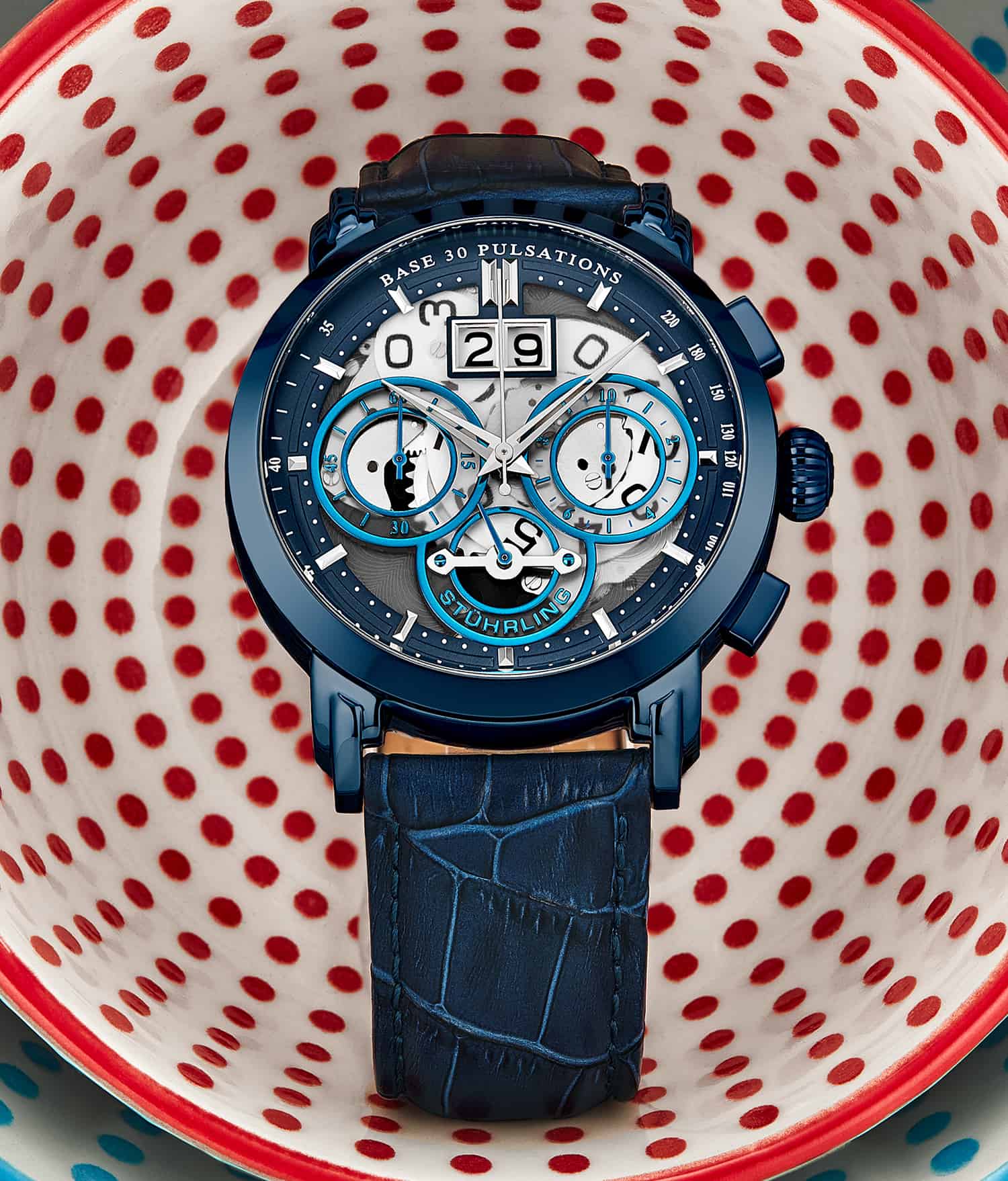 Stührling Imperia 4030 Quartz 47mm Chronograph - Image 8