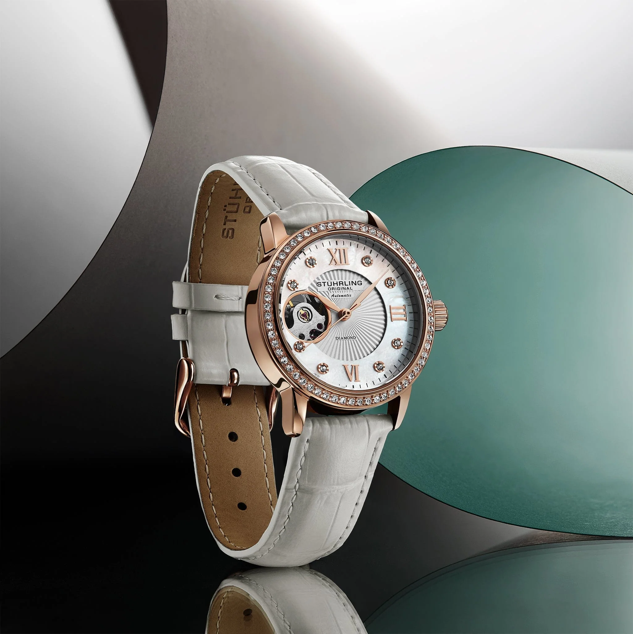 Stührling Legacy 3952 Automatic 34mm Skeleton - Image 14