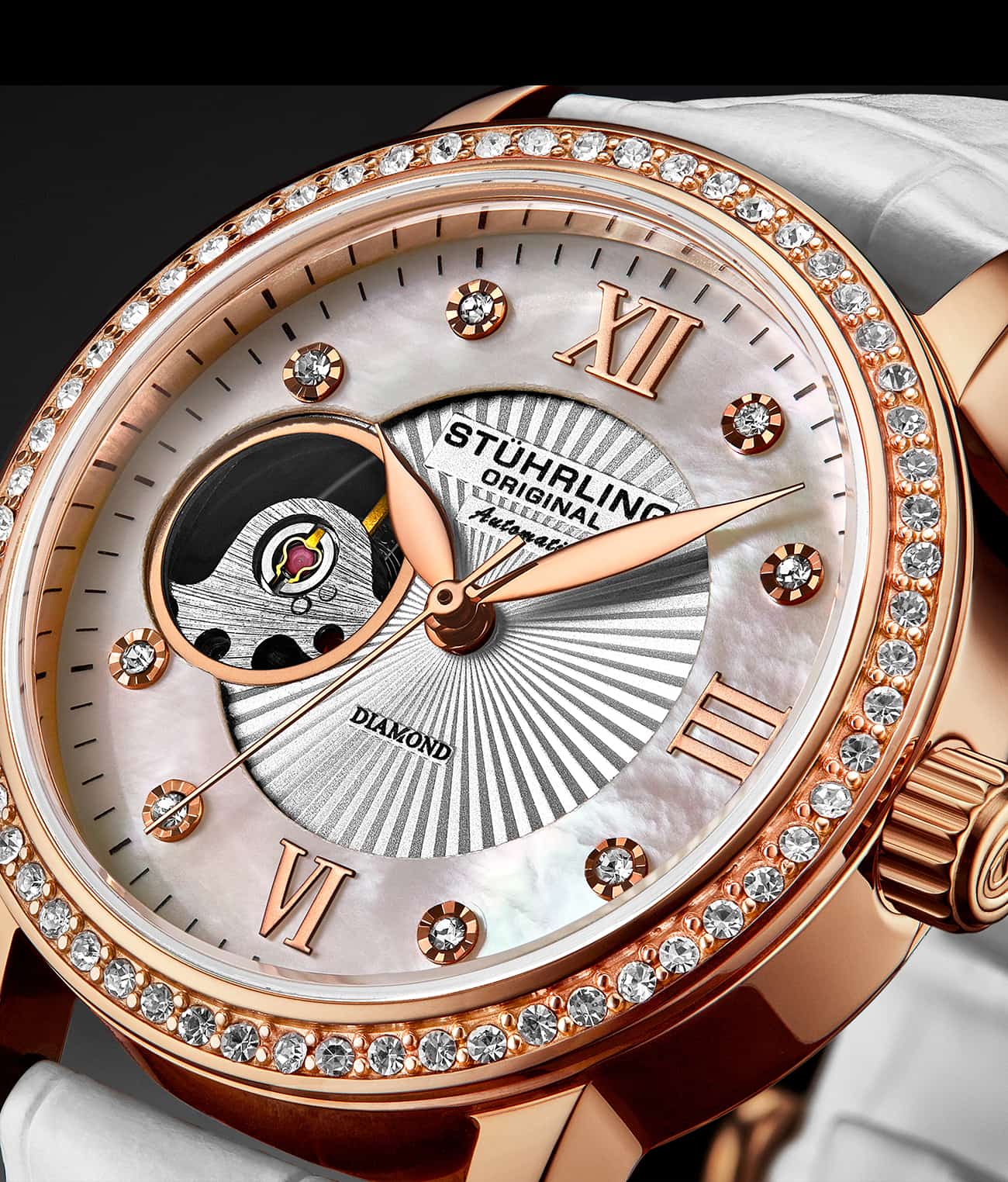 Stührling Legacy 3952 Automatic 34mm Skeleton - Image 15
