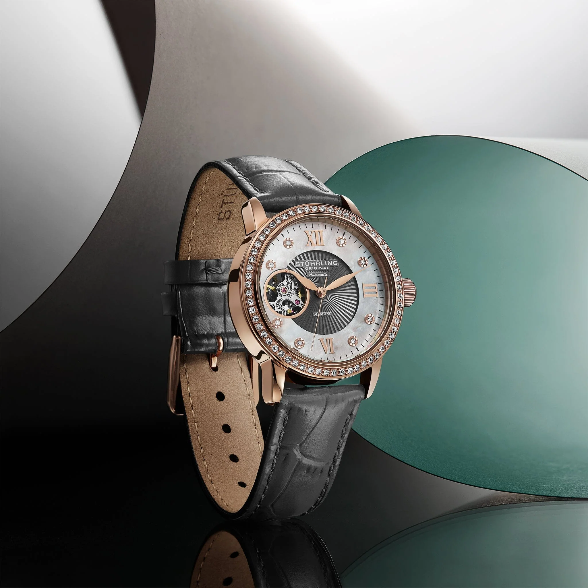 Stührling Legacy 3952 Automatic 34mm Skeleton - Image 3