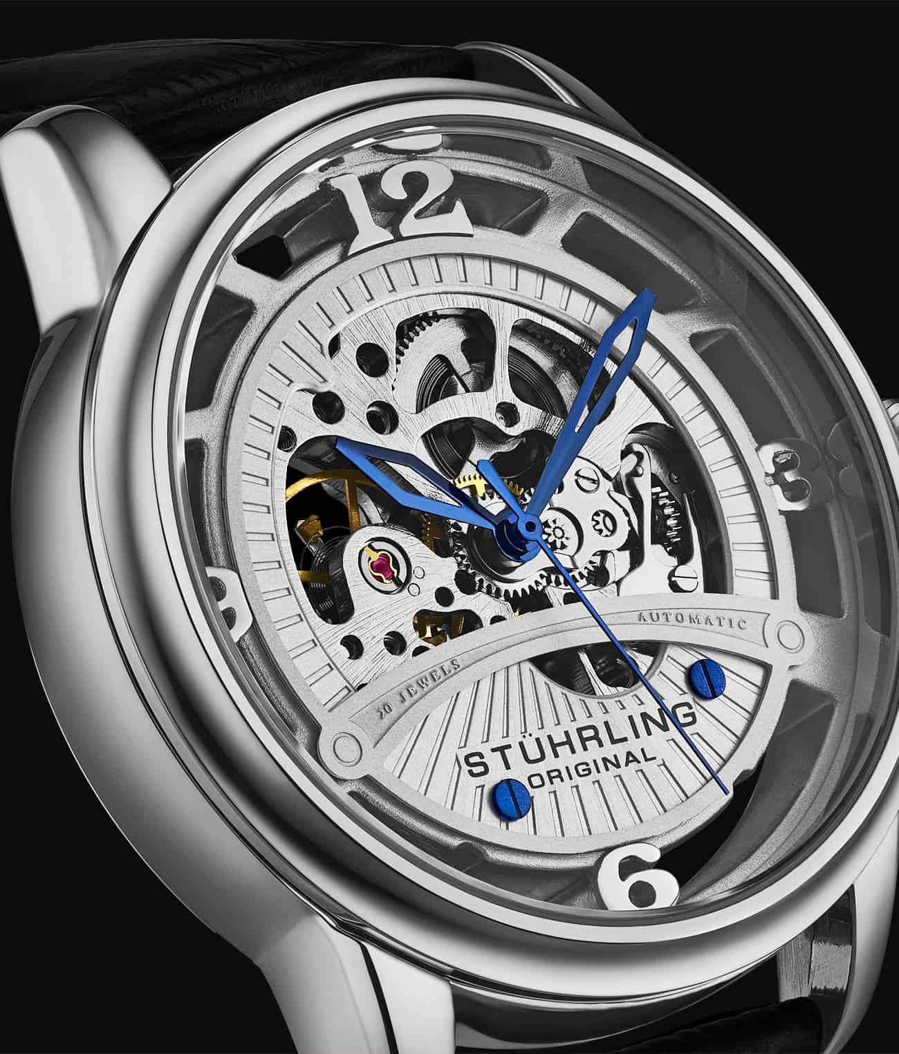 Stührling Dauphine 3974 Automatic 48mm Skeleton - Image 13