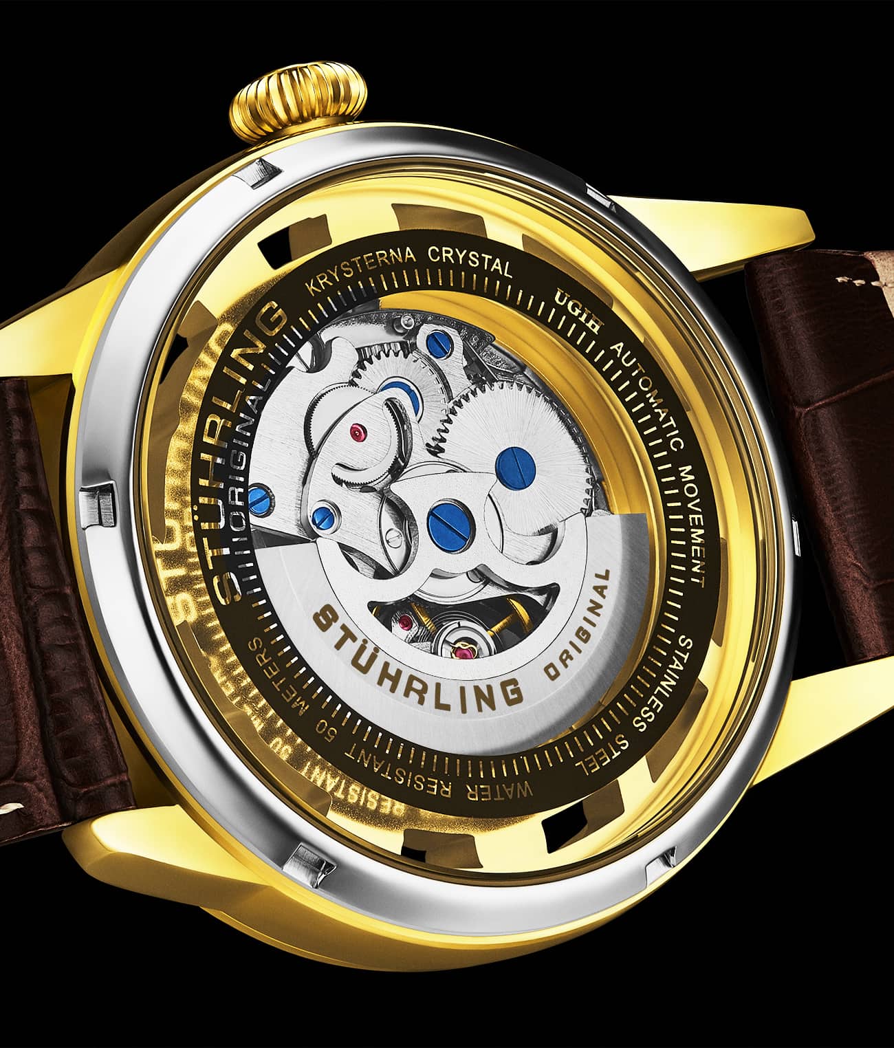 Stührling Dauphine 3974 Automatic 48mm Skeleton - Image 4
