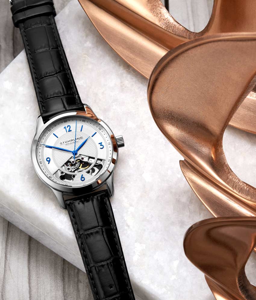 Stührling The Dynamic Hand-Wind 977 Skeleton 40mm - Image 11
