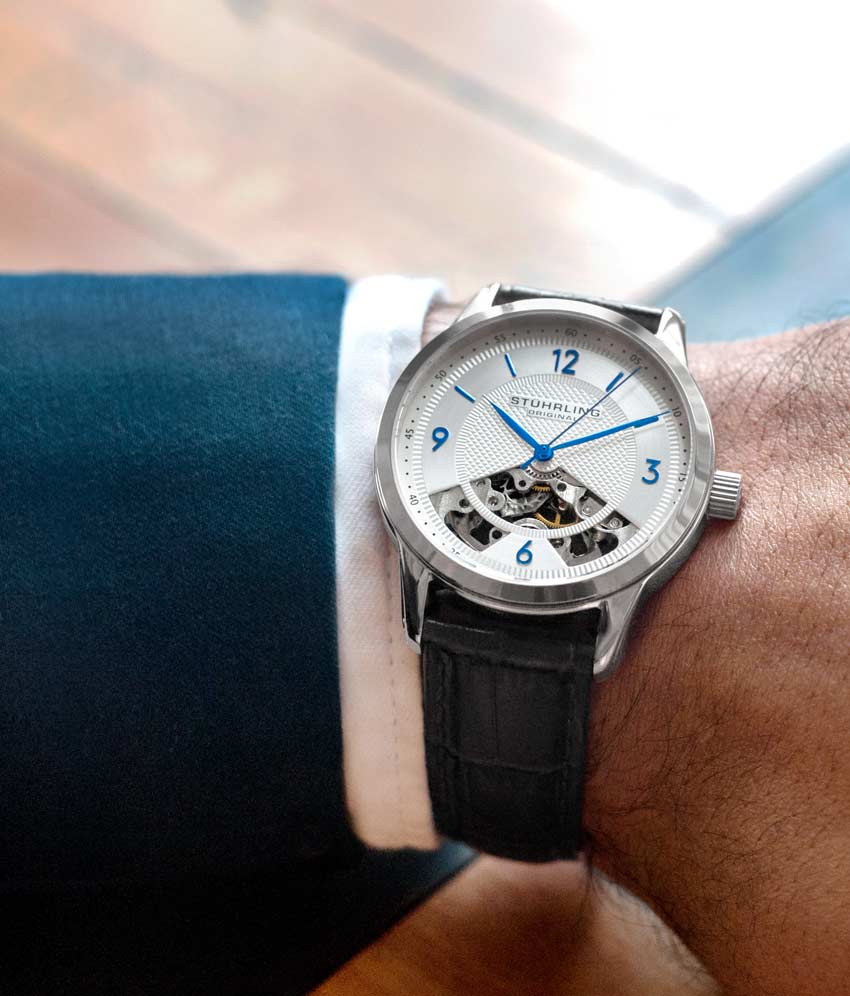 Stührling The Dynamic Hand-Wind 977 Skeleton 40mm - Image 14