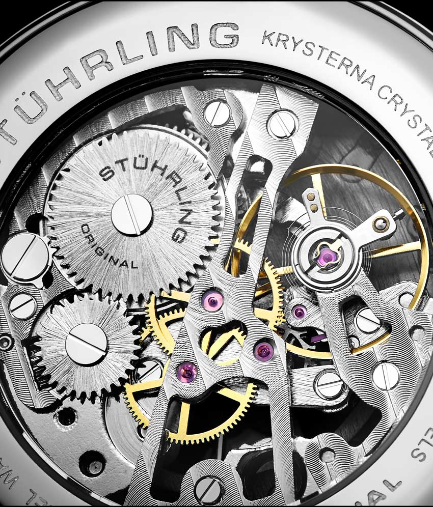 Stührling The Dynamic Hand-Wind 977 Skeleton 40mm - Image 17