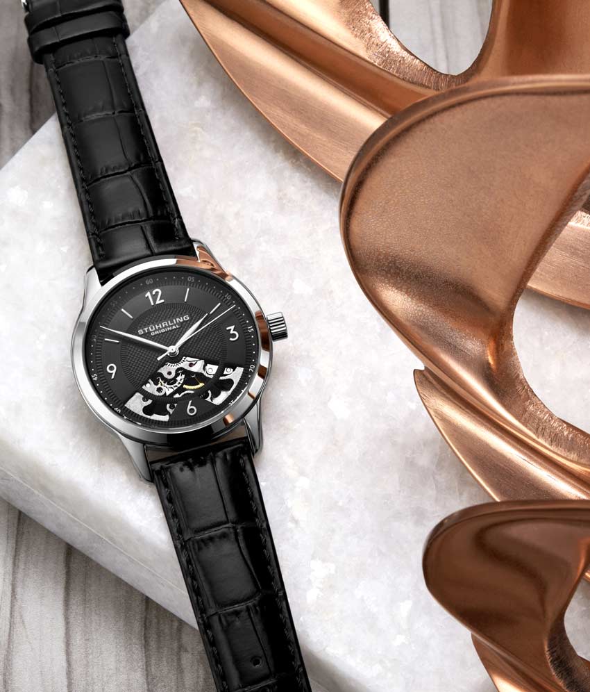 Stührling The Dynamic Hand-Wind 977 Skeleton 40mm - Image 23