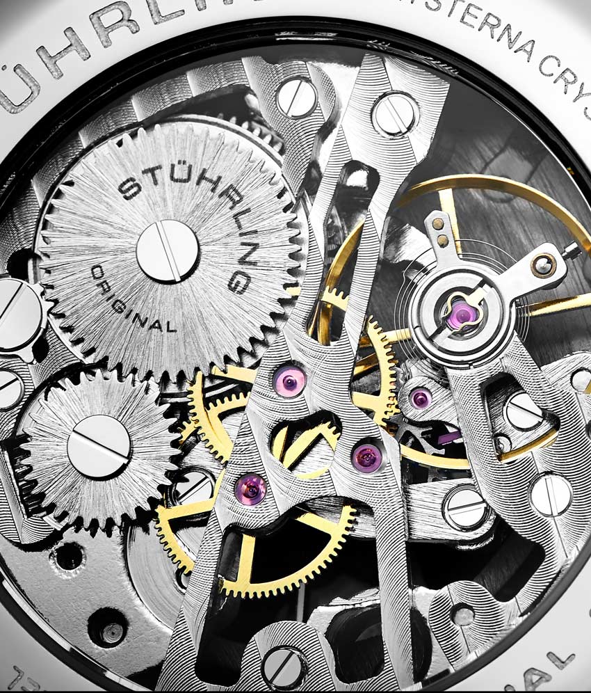 Stührling The Dynamic Hand-Wind 977 Skeleton 40mm - Image 28