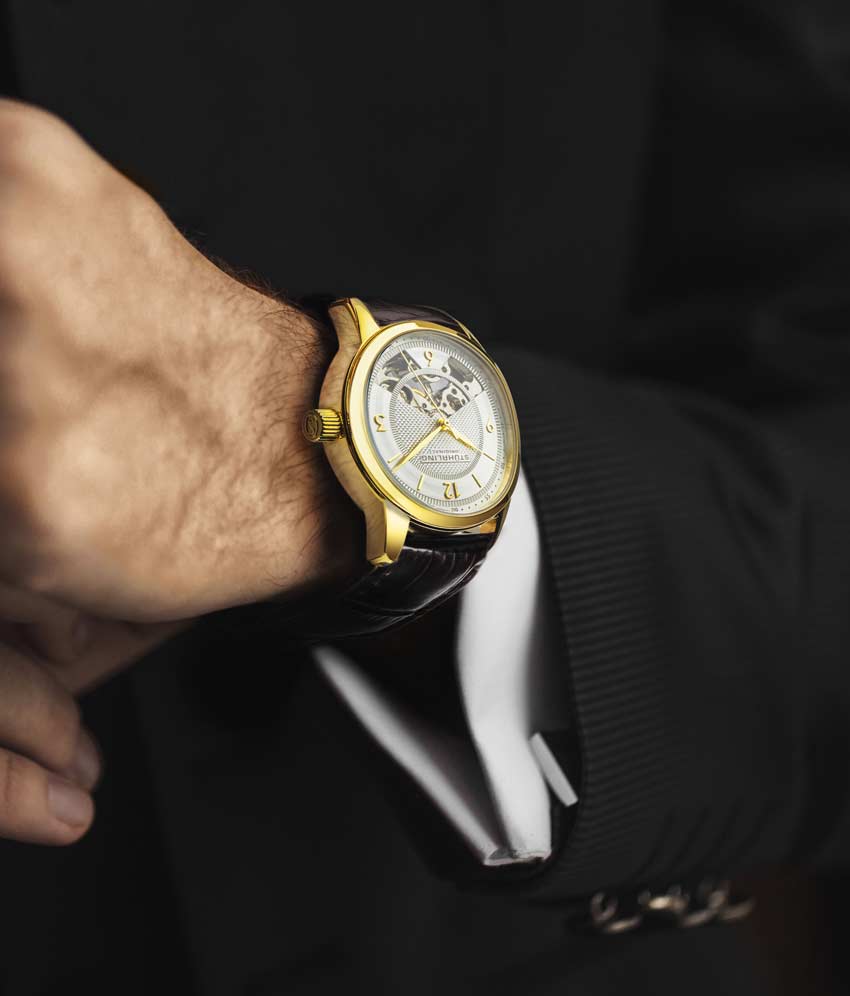 Stührling The Dynamic Hand-Wind 977 Skeleton 40mm - Image 30