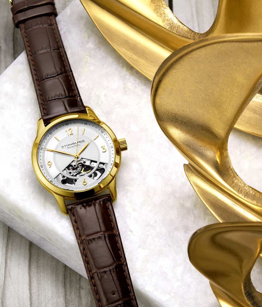 Stührling The Dynamic Hand-Wind 977 Skeleton 40mm - Image 34