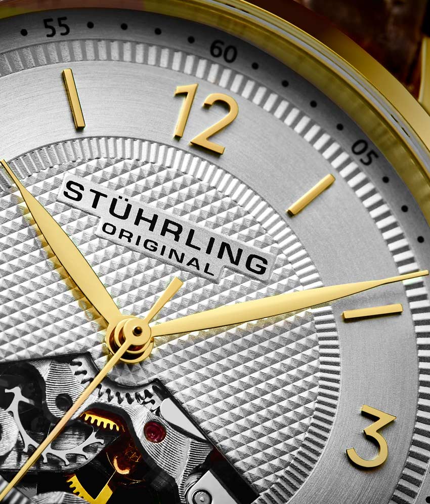 Stührling The Dynamic Hand-Wind 977 Skeleton 40mm - Image 35