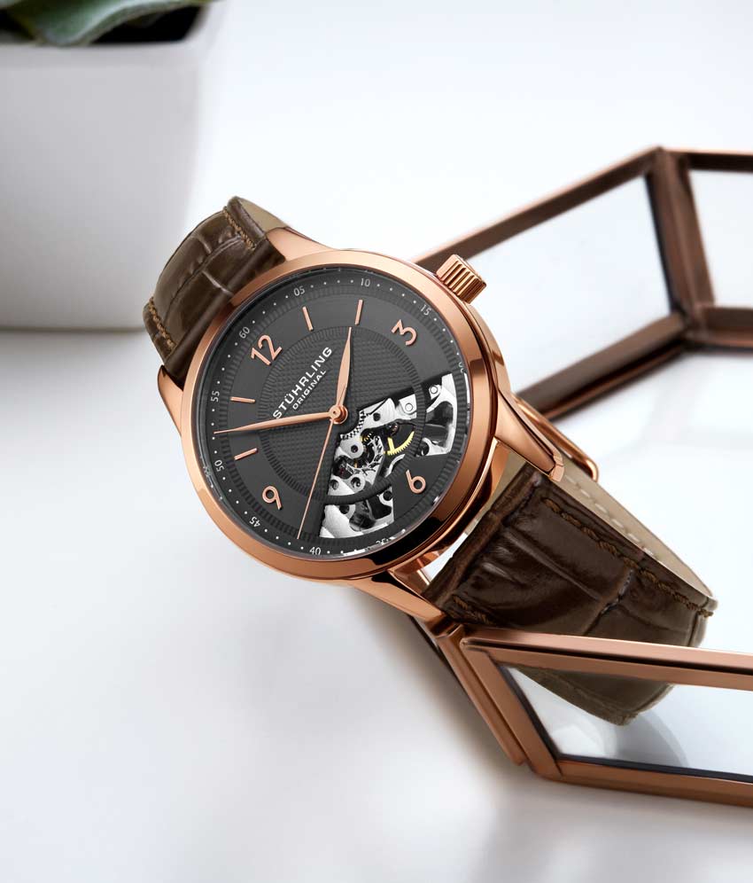 Stührling The Dynamic Hand-Wind 977 Skeleton 40mm - Image 41