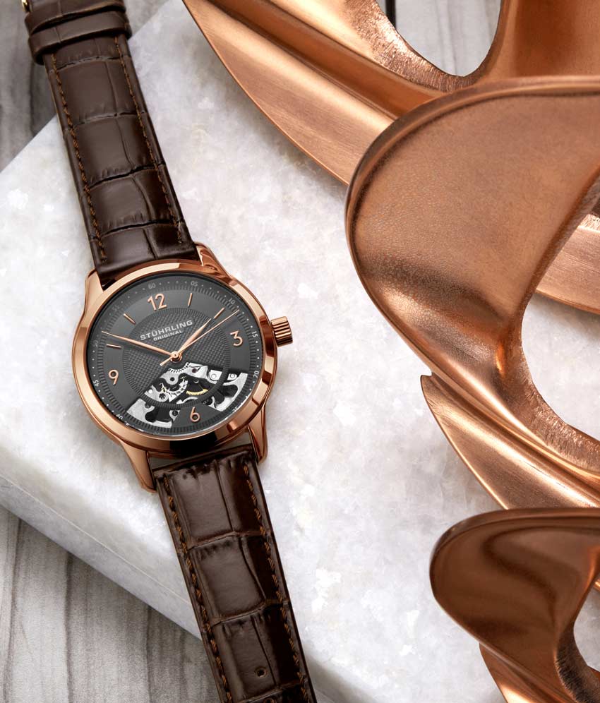 Stührling The Dynamic Hand-Wind 977 Skeleton 40mm - Image 42