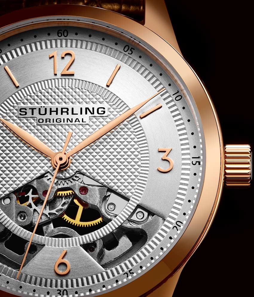 Stührling The Dynamic Hand-Wind 977 Skeleton 40mm - Image 44