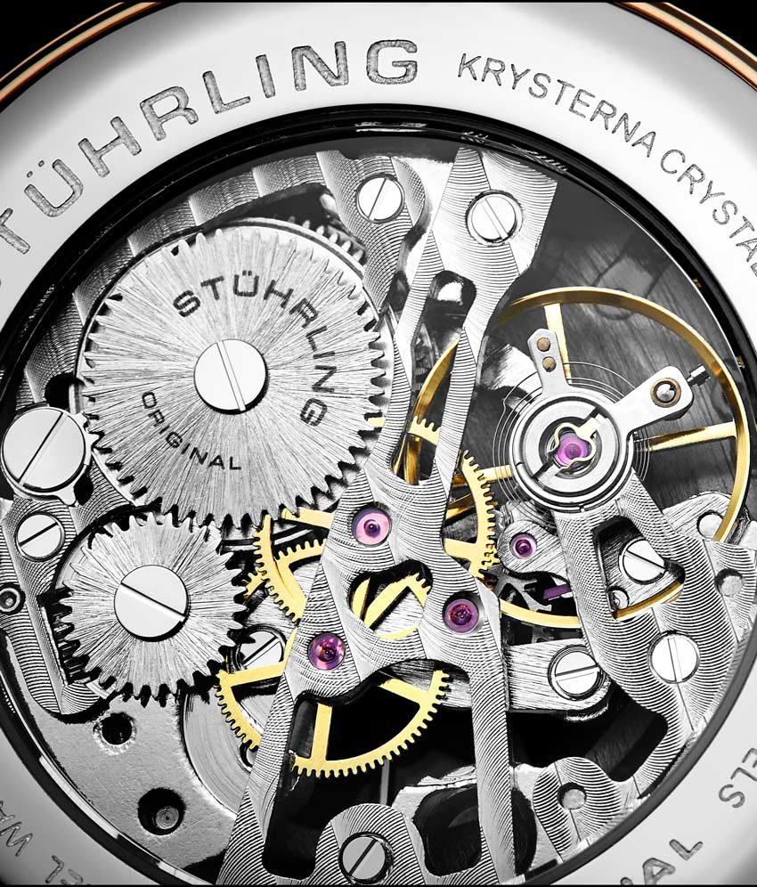 Stührling The Dynamic Hand-Wind 977 Skeleton 40mm - Image 45