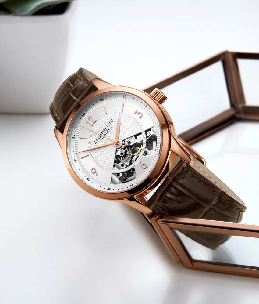 Stührling The Dynamic Hand-Wind 977 Skeleton 40mm - Image 51